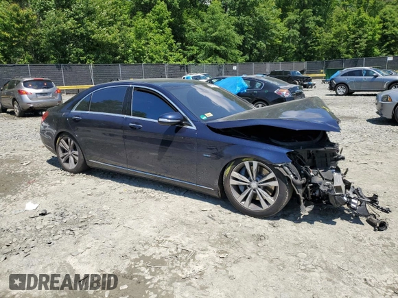 2017 Mercedes-Benz S 550e with VIN WDDUG6DB7HA289255, listed as a Copart auction lot 55859504 with 50,433 mi miles and Salvage Title. Bid and sale history available at DreamBid. Image 4.