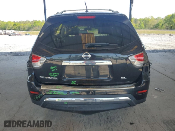2016 Nissan Pathfinder S with VIN 5N1AR2MN9GC663650, listed as a Copart auction lot 52812415 with 174,287 mi miles and Salvage title. Bid and sale history available at DreamBid. Image 6.