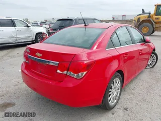 2014 Chevrolet Cruze ECO with VIN 1G1PH5SB2E7353415, listed as a IAAI auction lot 41944732 with 1 mi miles. Bid and sale history available at carsss.com. Image 4.
