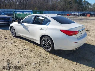 2016 Infiniti Q50 3.0t Premium with VIN JN1EV7AP2GM306358, listed as a IAAI auction lot 41151908 with NaN miles. Bid and sale history available at carsss.com. Image 3.