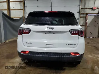 2025 Jeep Compass Limited with VIN 3C4NJDCN8ST591962, listed as a Copart auction lot 62530195 with 3,062 mi miles and Clean title. Bid and sale history available at DreamBid. Image 6.