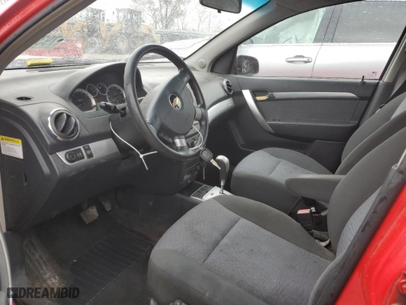 2009 Chevrolet Aveo LT w/2LT with VIN KL1TG56E59B669785, listed as a Copart auction lot 79399654 with 142,951 mi miles and Salvage Title. Bid and sale history available at carsss.com. Image 7.