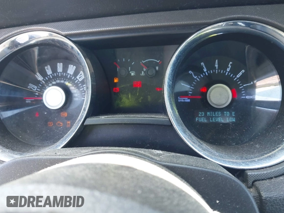 2012 Ford Mustang V6 Premium with VIN 1ZVBP8AM5C5244459, listed as a IAAI auction lot 41920863 with 127,034 mi miles. Bid and sale history available at carsss.com. Image 7.