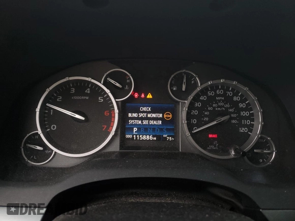 2016 Toyota Tundra 4WD Truck Platinum with VIN 5TFAW5F10GX500905, listed as a Copart auction lot 71201034 with 115,886 mi miles and Salvage Title. Bid and sale history available at carsss.com. Image 9.