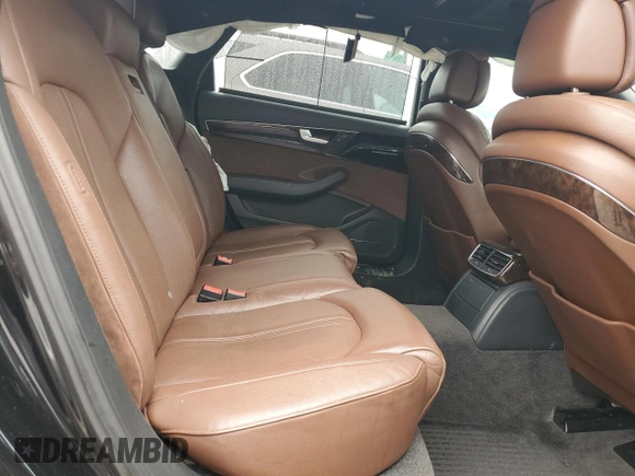 2013 Audi A8 3.0L with VIN WAURGAFD2DN013552, listed as a Copart auction lot 57822075 with 146,315 mi miles and Salvage title. Bid and sale history available at DreamBid. Image 10.