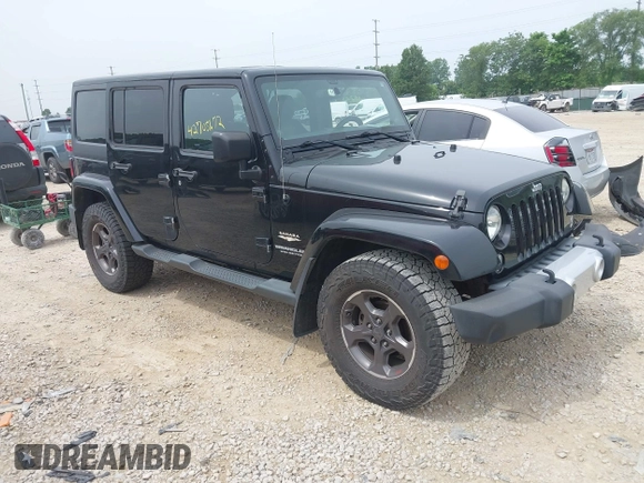 2014 Jeep Wrangler Unlimited Sahara with VIN 1C4HJWEG8EL292835, listed as a IAAI auction lot 42705672 with 176,769 mi miles and . Bid and sale history available at DreamBid. Image 1.