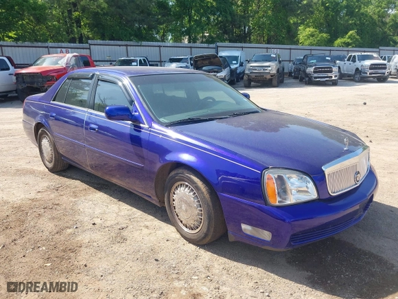 2005 Cadillac DeVille with VIN 1G6KD54Y95U214904, listed as a IAAI auction lot 42014527 with 144,207 mi miles. Bid and sale history available at carsss.com. Image 1.