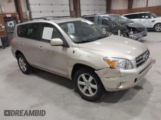 2008 Toyota RAV4 Ltd with VIN JTMBD31V086072673, listed as a IAAI auction lot 41891194 with 134,360 mi miles. Bid and sale history available at carsss.com. Image 1.