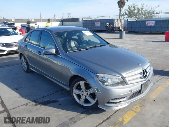 2011 Mercedes-Benz C-Class C 300 Sport with VIN WDDGF5EB3BR185976, listed as a IAAI auction lot 41729498 with 123,619 mi miles. Bid and sale history available at carsss.com. Image 1.