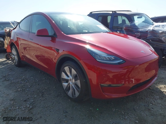 2023 Tesla Model Y Long Range with VIN 7SAYGDEE6PA040783, listed as a IAAI auction lot 41878236 with 32,436 mi miles. Bid and sale history available at carsss.com. Image 1.