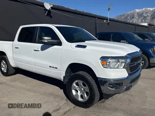 2022 Ram 1500 Lone Star with VIN 1C6SRFFT4NN464963, listed as a Copart auction lot 77888524 with 28,369 mi miles and Non repairable. Bid and sale history available at DreamBid. Image 1.