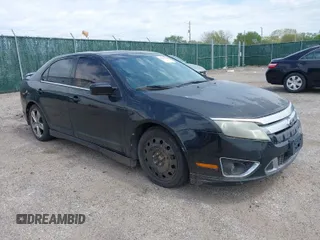 2010 Ford Fusion SPORT with VIN 3FAHP0KC2AR166100, listed as a IAAI auction lot 42033608 with 228,630 mi miles. Bid and sale history available at carsss.com. Image 1.