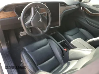 2021 Tesla Model X Long Range Plus with VIN 5YJXCBE22MF311576, listed as a Copart auction lot 53541595 with 83,137 mi miles and Salvage Title. Bid and sale history available at carsss.com. Image 8.