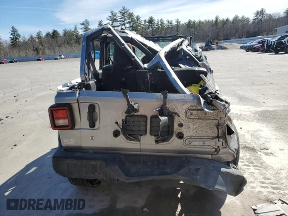 2020 Jeep Wrangler Unlimited Sport with VIN 1C4HJXDN9LW155470, listed as a Copart auction lot 50801215 with Not provided miles and Salvage title. Bid and sale history available at DreamBid. Image 6.