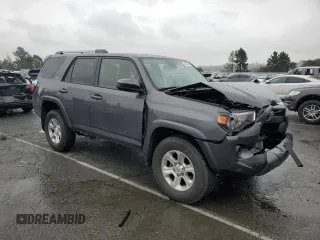 2023 Toyota 4Runner SR5 with VIN JTEMU5JR4P6100122, listed as a Copart auction lot 44984915 with 23,588 mi miles and Salvage title. Bid and sale history available at DreamBid. Image 4.