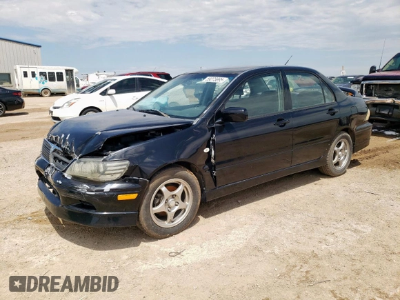 2002 Mitsubishi Lancer OZ-Rally z VIN JA3AJ86E32U001737, wystawiony jako Copart lot #59275695 z przebiegiem 177 332 mil mil oraz Szkoda całkowita • Salvage title. Historia ofert i sprzedaży dostępna na DreamBid. Obrazek 1.