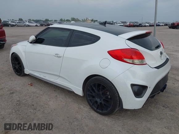 2013 Hyundai Veloster Turbo with VIN KMHTC6AE5DU104074, listed as a IAAI auction lot 42225574 with 172,836 mi miles and . Bid and sale history available at DreamBid. Image 3.