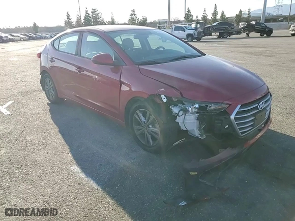2018 Hyundai Elantra SEL with VIN 5NPD84LF1JH217630, listed as a Copart auction lot 46940535 with 75,256 mi miles and Salvage Title. Bid and sale history available at carsss.com. Image 10.