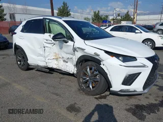 2018 Lexus NX with VIN JTJYARBZ6J2094405, listed as a IAAI auction lot 41435110 with 147,944 mi miles. Bid and sale history available at carsss.com. Image 1.