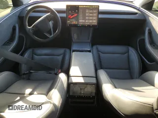 2024 Tesla Model 3 Long Range with VIN 5YJ3E1EB8RF756012, listed as a Copart auction lot 49694515 with 16,041 mi miles and Salvage Title. Bid and sale history available at DreamBid. Image 8.