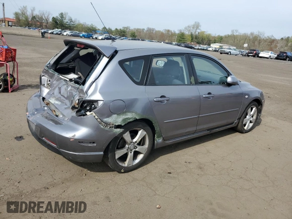 2005 Mazda 3 s with VIN JM1BK343951221655, listed as a Copart auction lot 54389825 with 95,052 mi miles and Salvage Title. Bid and sale history available at DreamBid. Image 3.