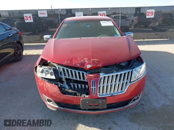 2011 Lincoln MKZ Hybrid with VIN 3LNDL2L33BR771593, listed as a IAAI auction lot 41835478 with 55,229 mi miles. Bid and sale history available at carsss.com. Image 6.
