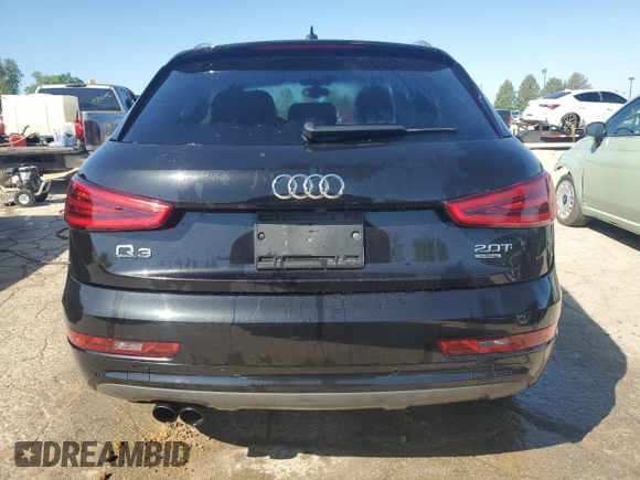 2015 Audi Q3 Prestige with VIN WA1GFCFS0FR010792, listed as a Copart auction lot 54068064 with 121,415 mi miles and Salvage title. Bid and sale history available at DreamBid. Image 6.