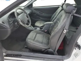 2001 Ford Mustang Deluxe with VIN 1FAFP44411F100378, listed as a Copart auction lot 76925584 with 0 mi miles and Salvage Title. Bid and sale history available at carsss.com. Image 7.