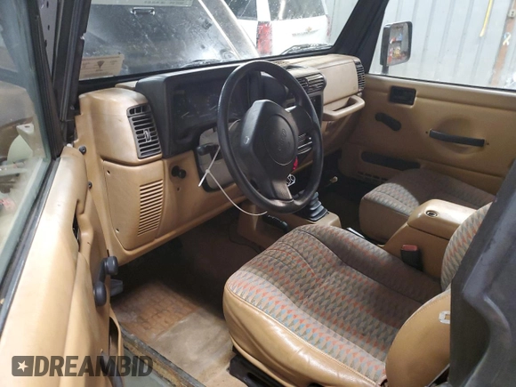 1997 Jeep Wrangler SE with VIN 1J4FY29PXVP476747, listed as a Copart auction lot 49218685 with 165,442 mi miles and Clean Title. Bid and sale history available at carsss.com. Image 8.