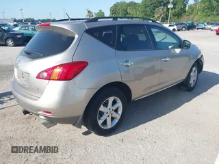 2009 Nissan Murano SL with VIN JN8AZ18U69W006374, listed as a IAAI auction lot 42021900 with 209,749 mi miles. Bid and sale history available at carsss.com. Image 4.