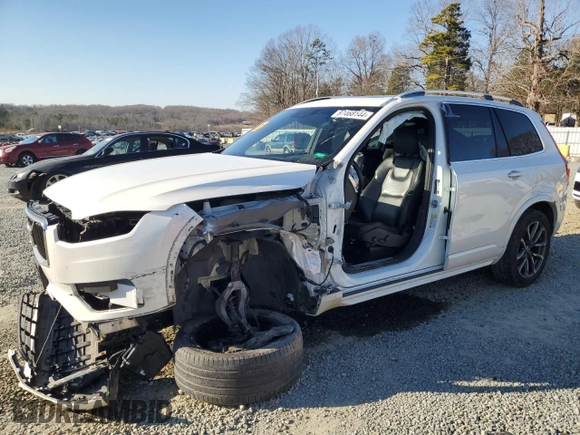 2018 Volvo XC90 Momentum with VIN YV4102XK8J1216159, listed as a Copart auction lot 87468144 with 63,860 mi miles and Salvage Title. Bid and sale history available at carsss.com. Image 1.