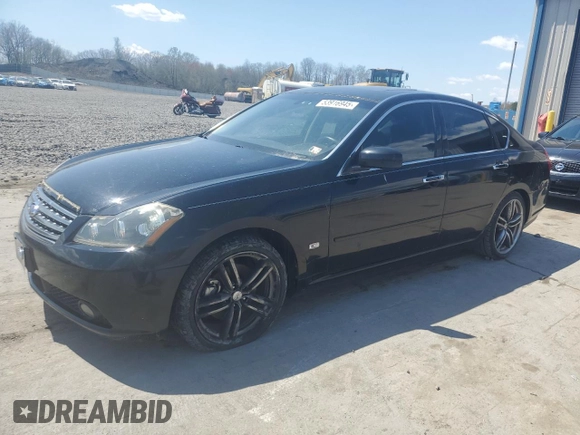 2006 Infiniti M45 Sport with VIN JNKBY01E16M203085, listed as a Copart auction lot 53916945 with 206,000 mi miles and Clean Title. Bid and sale history available at carsss.com. Image 1.
