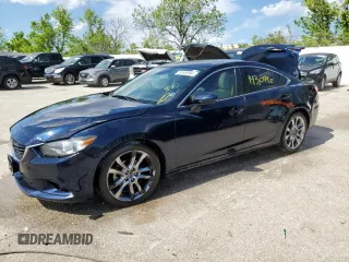 2015 Mazda 6 i Grand Touring with VIN JM1GJ1W50F1199686, listed as a Copart auction lot 52409584 with 143,099 mi miles and Salvage Title. Bid and sale history available at carsss.com. Image 1.