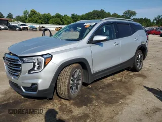 2022 GMC Terrain SLT with VIN 3GKALPEV4NL107205, listed as a Copart auction lot 56172605 with 6,844 mi miles and Salvage title. Bid and sale history available at DreamBid. Image 1.
