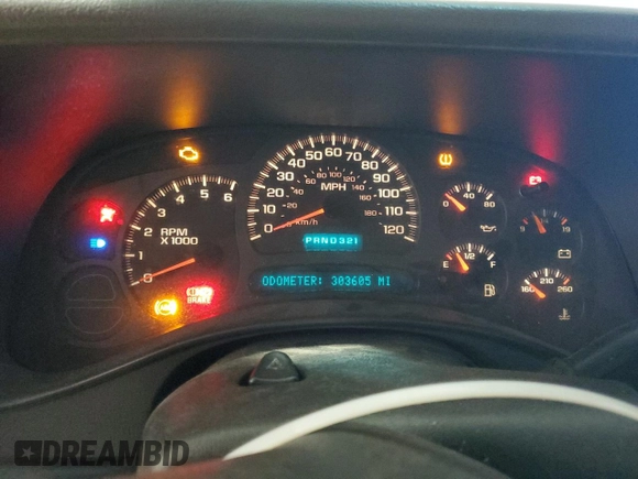 2004 Chevrolet Suburban LT z VIN 1GNFK16Z54J169373, wystawiony jako Copart lot #48302565 z przebiegiem 303 605 mil mil oraz Szkoda całkowita • Salvage title. Historia ofert i sprzedaży dostępna na DreamBid. Obrazek 9.