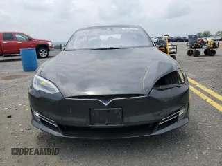 2016 Tesla Model S 70 with VIN 5YJSA1E14GF162187, listed as a Copart auction lot 59308185 with 98,088 mi miles and Salvage title. Bid and sale history available at DreamBid. Image 5.