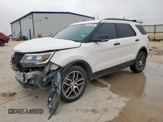 2018 Ford Explorer Sport с VIN 1FM5K8GT1JGB77644, выставлен на аукционе Copart как лот 59732595 с пробегом 118 210 миль миль и Списание • Salvage title. История ставок и продаж доступна на DreamBid. Изображение 1.