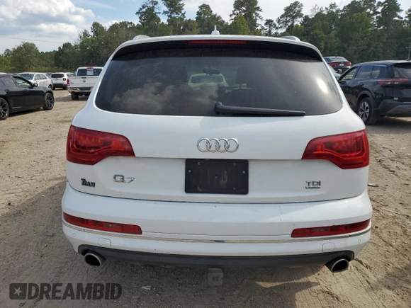 2013 Audi Q7 3.0L TDI Prestige with VIN WA1VMBFE9DD013699, listed as a Copart auction lot 69283894 with 0 mi miles and Salvage Title. Bid and sale history available at carsss.com. Image 6.