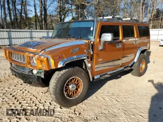 2006 Hummer H2 with VIN 5GRGN23UX6H115160, listed as a Copart auction lot 46778975 with 0 mi miles and Salvage Title. Bid and sale history available at carsss.com. Image 1.