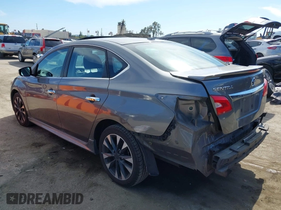 2017 Nissan Sentra SR Turbo with VIN 3N1CB7AP0HY235627, listed as a IAAI auction lot 42022742 with 247,514 mi miles. Bid and sale history available at carsss.com. Image 3.