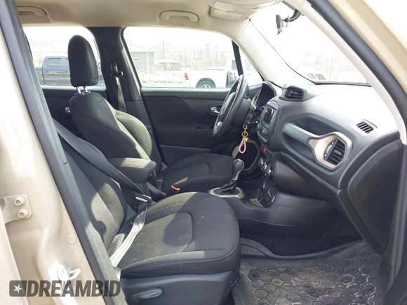 2015 Jeep Renegade Sport with VIN ZACCJBAT4FPC26527, listed as a IAAI auction lot 41704445 with 108,660 mi miles and . Bid and sale history available at DreamBid. Image 5.
