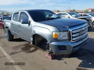 2018 GMC Canyon 2WD with VIN 1GTG5BEN2J1115677, listed as a IAAI auction lot 41615352 with 66,127 mi miles. Bid and sale history available at carsss.com. Image 1.