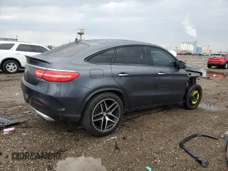 2016 Mercedes-Benz GLE 450 AMG with VIN 4JGED6EB7GA023492, listed as a Copart auction lot 53507835 with 65,671 mi miles and Salvage title. Bid and sale history available at DreamBid. Image 3.