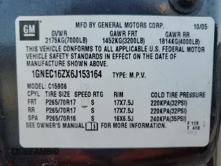 2006 Chevrolet Suburban LS with VIN 1GNEC16ZX6J153164, listed as a Copart auction lot 79298354 with 153,526 mi miles and Clean Title. Bid and sale history available at carsss.com. Image 13.
