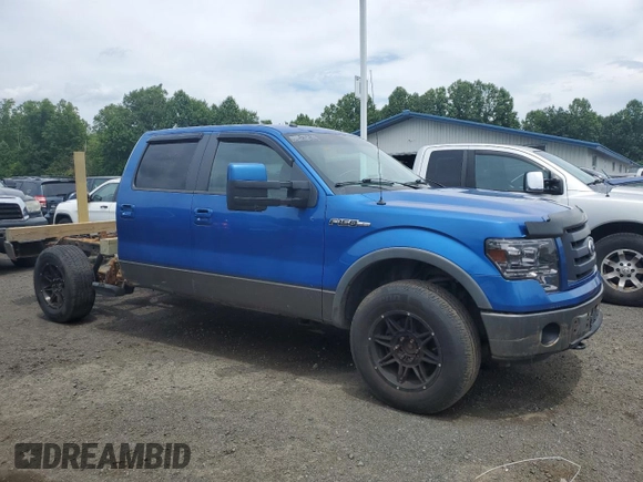 2010 Ford F-150 XL with VIN 1FTFW1EV3AFD05879, listed as a Copart auction lot 62861385 with 214,540 mi miles and Clean title. Bid and sale history available at DreamBid. Image 4.