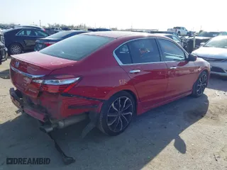 2016 Honda Accord Sedan Sport with VIN 1HGCR2F57GA166507, listed as a IAAI auction lot 41745635 with 127,884 mi miles. Bid and sale history available at carsss.com. Image 4.