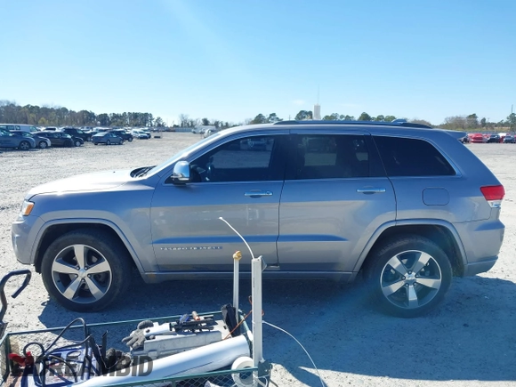 2014 Jeep Grand Cherokee Overland with VIN 1C4RJECG9EC206787, listed as a IAAI auction lot 41730875 with 194,196 mi miles. Bid and sale history available at carsss.com. Image 14.