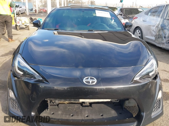 2013 Scion FR-S with VIN JF1ZNAA15D1722382, listed as a IAAI auction lot 41483974 with 108,427 mi miles. Bid and sale history available at carsss.com. Image 12.