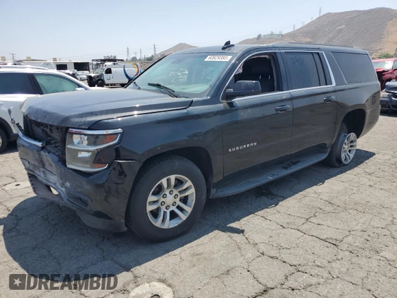 2019 Chevrolet Suburban LT z VIN 1GNSKHKCXKR116384, wystawiony jako Copart lot #60829385 z przebiegiem Nie podano mil oraz Czysty tytuł • Clean title. Historia ofert i sprzedaży dostępna na DreamBid. Obrazek 1.