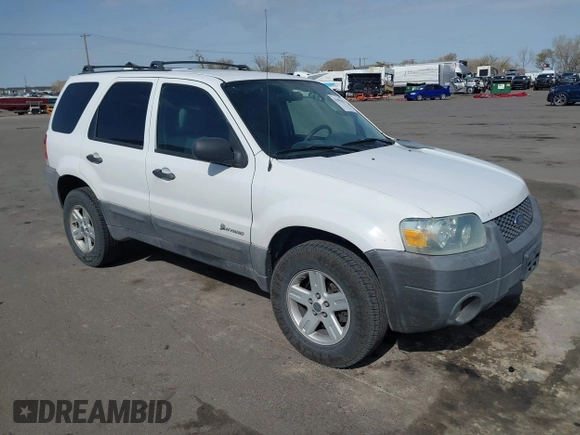 2006 Ford Escape Hybrid with VIN 1FMYU96H96KD56271, listed as a IAAI auction lot 41981621 with 156,825 mi miles and . Bid and sale history available at DreamBid. Image 1.